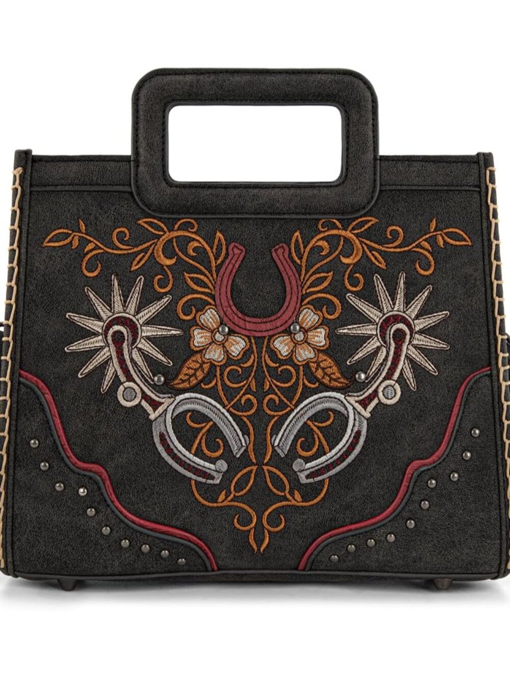 Western Embroidery Crossbody Bags for Women Top Handle Crossbody Purse - Picture 1 of 6